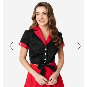 Unique Vintage Diner Crop